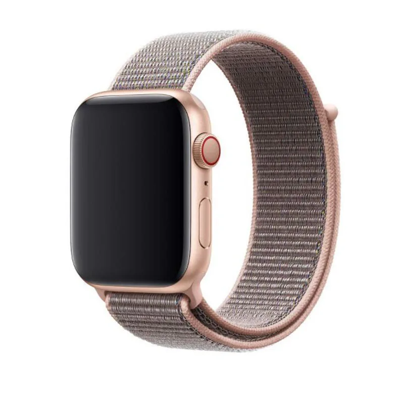 woven nylon Watch Strap For 38mm Apple Series 5 4 3 2 1 42mm Wrist Bracelet iWatch Sports Edition Replacement | Наручные часы