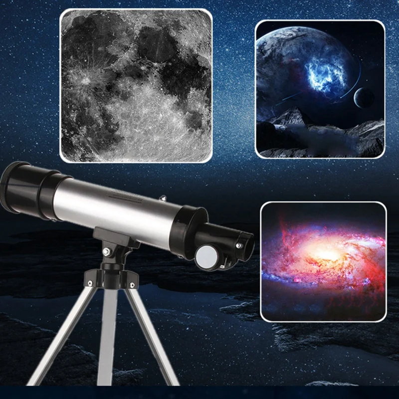 Топ!-телескоп Star Finder со штативом F36050 HD Zoom Монокуляр космическая астрономическая