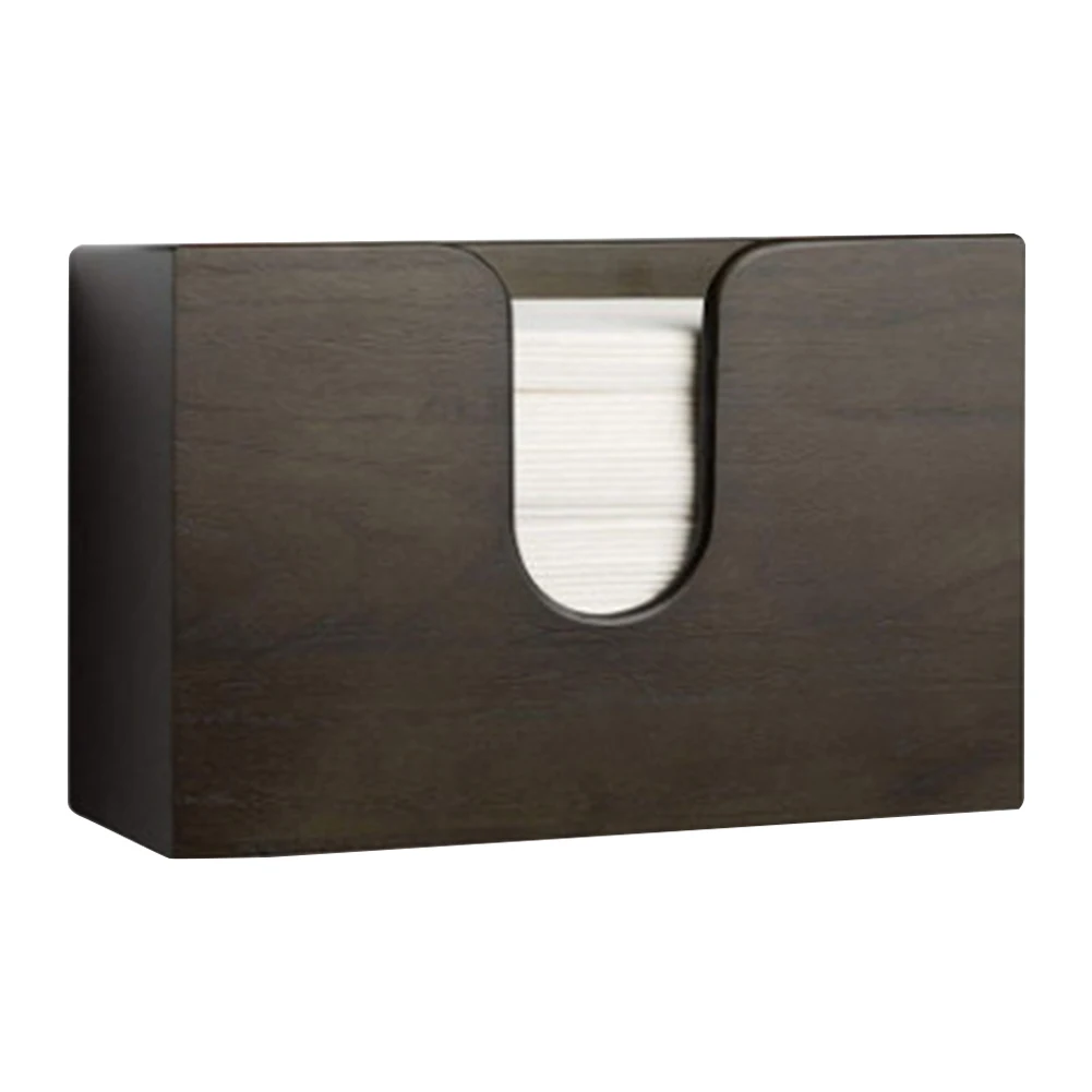 

Bathroom Wall Mount Hotel Home Napkin Holder Kitchen Countertop Bamboo Paper Towel Dispenser Living Room Bedroom Restroom Decor