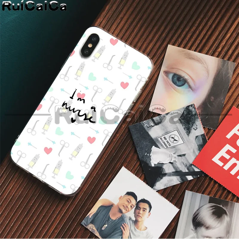 RuiCaiCa медицинский чехол для телефона, чехол для Apple iPhone 8 7 6 6S Plus X XS MAX 5 5S SE XR 11 11pro - Цвет: A7