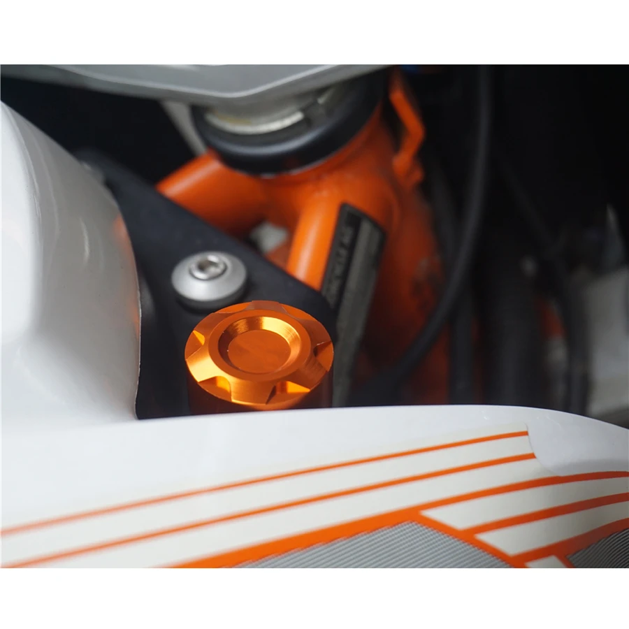 Новый оранжевый для KTM RC390 RC 390 2014 2015 2016 2017 цельнокроеный Мотоцикл CNC алюминиевый