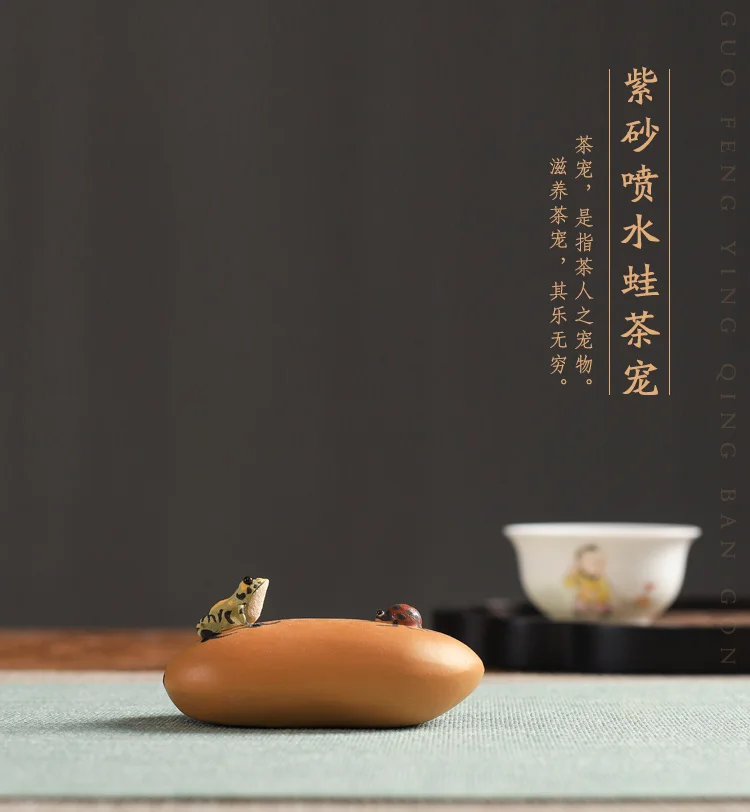 

Creative Personality Tea Pet Cute Handmade Zisha Tea Ceremony Chinese Accessories Tea Pet Arredo Casa Home Teaware DB60CC