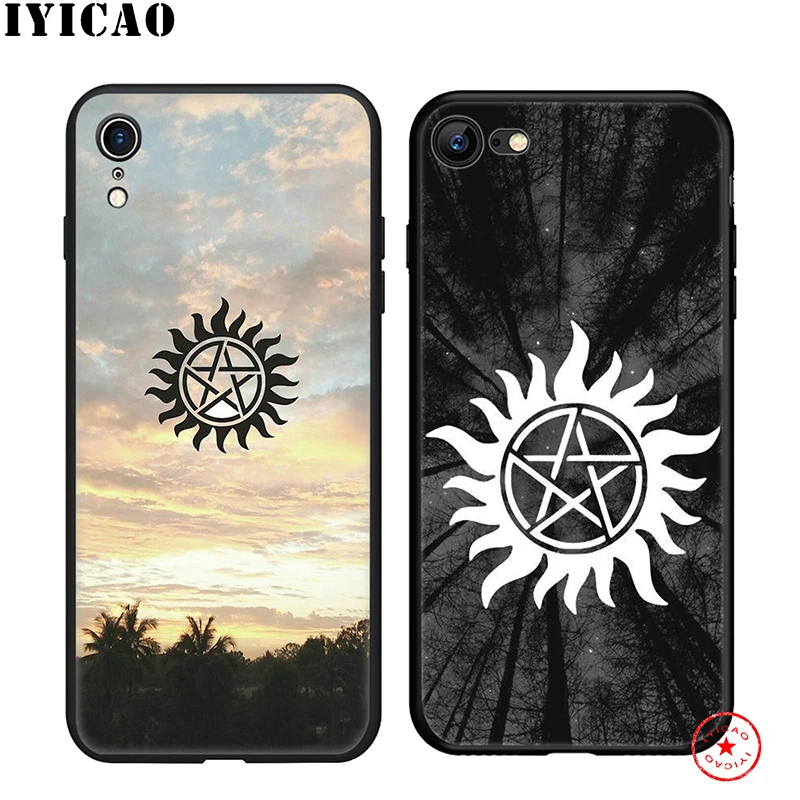 IYICAO Show Supernatural Soft Phone Case for iPhone 11 Pro XR X XS Max 6 6S 7 8 Plus 5 5S SE Silicone TPU |
