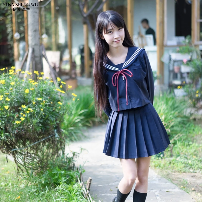 Uniforme de lycée pour filles  uniforme de Style japonais  coréen Kawaii  uniforme de marin pour