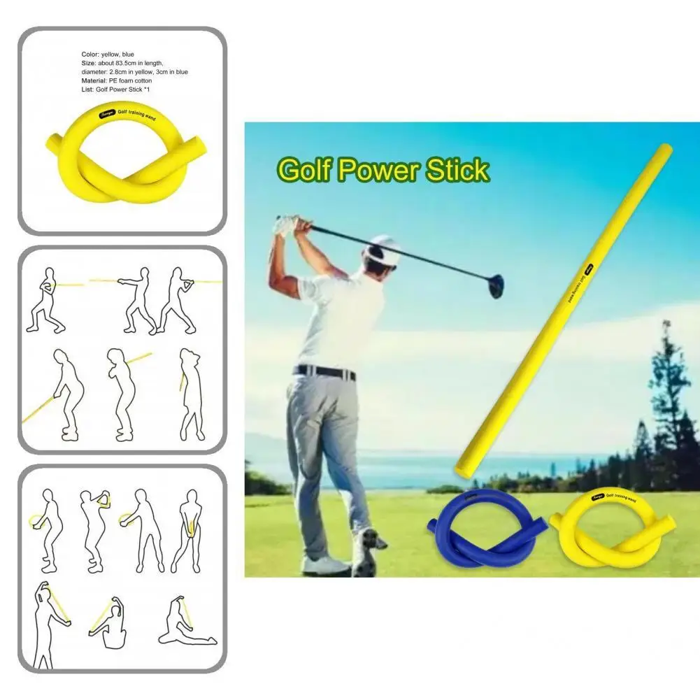 

Universal Golf Swing Trainer Multi-purpose Reliable Golf Foam Swing Aid Stick Golf Foam Swing Aid Golf Power Stick