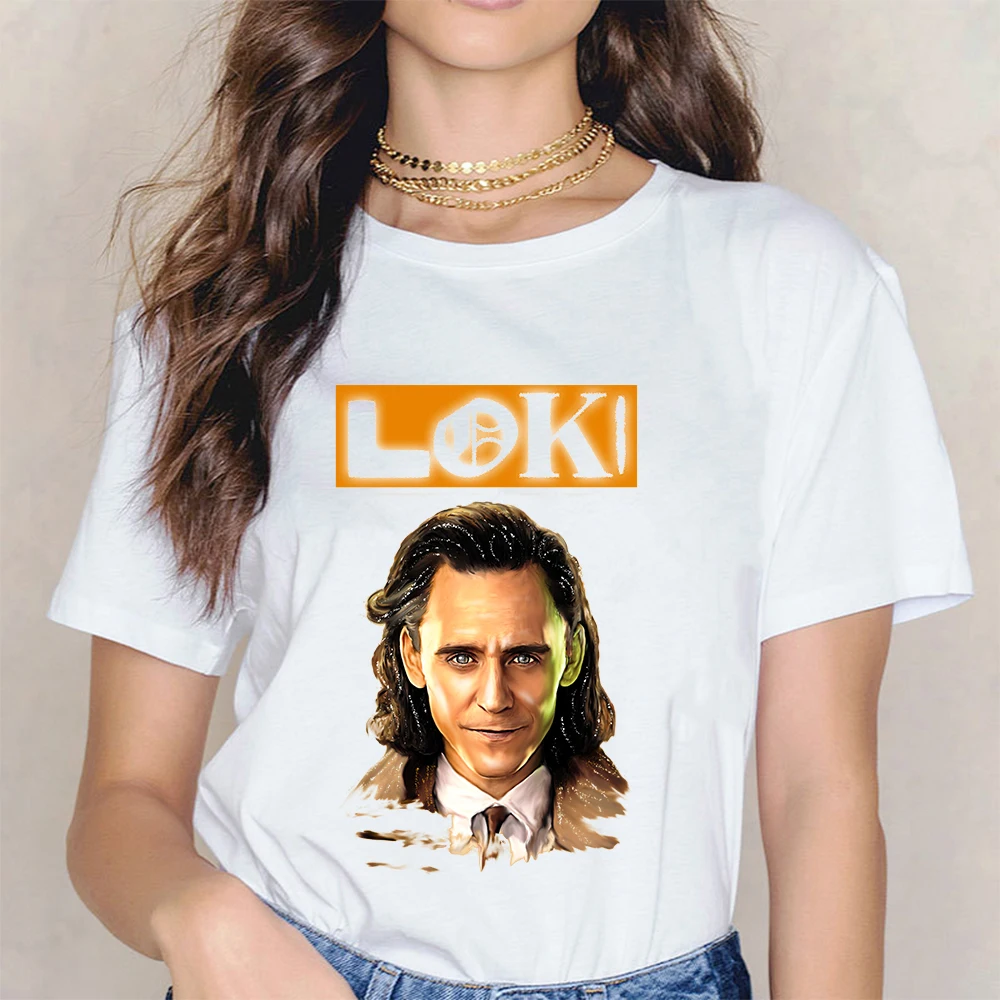 Новинка футболка Loki женские футболки с изображением бога аварии топы унисекс