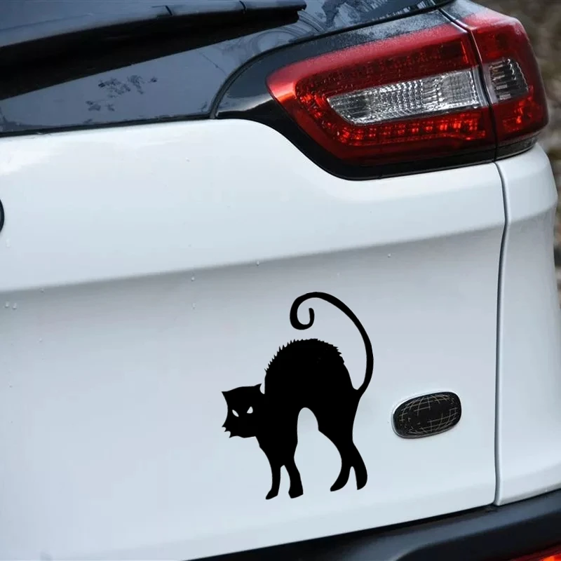 

30113# Cat in Tense Fight car sticker vinyl car decal waterproof stickers on car truck bumper rear window