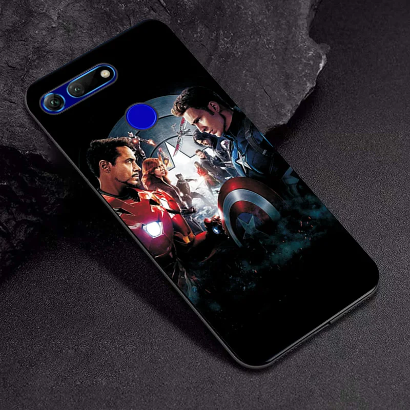 Чехол Marvel Hero для huawei Honor View 20, мягкий чехол, черный ТПУ P Smart Z P Smart, чехол для huawei Honor V20 V10, чехол - Цвет: TPUBLK625