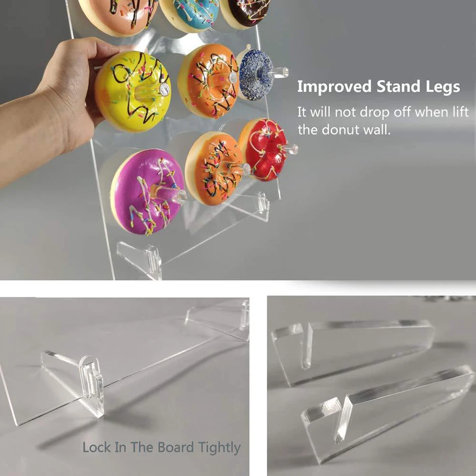 Transhome акриловая подставка для пончика можно положить девять пончиков свадебное
