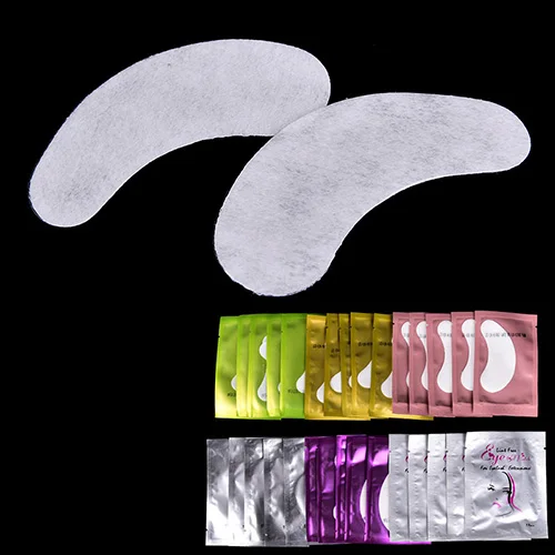 Накладки для глаз безворсовые бумажные накладки наращивания ресниц 5 парт/лот |