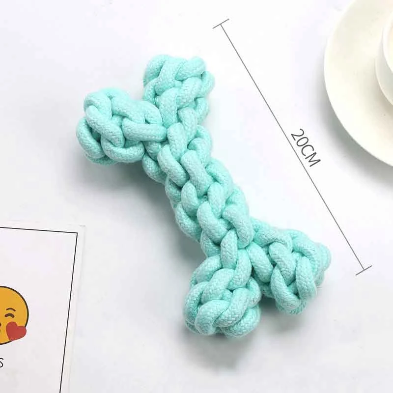 

Bite Resist Fidget Toys For Dogs Pet Dog Chew Toys Toothbrush Zabawki Dla Psa Fidget Puppy Cotton Chew Knot Clean Molar Chew