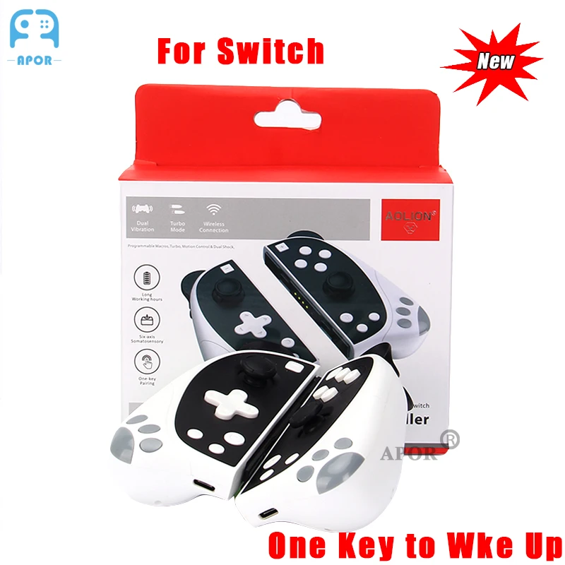 

Dropshipping For Panda Wireless Gamepad Left & Right Game Joy Controller For Nintend Switch Controller For Switch Console Joypad