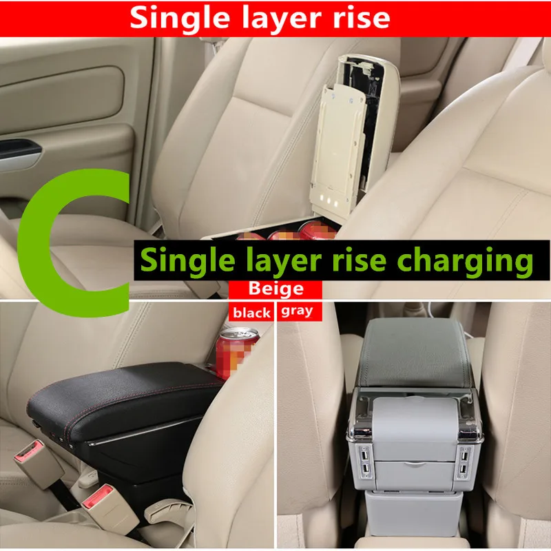 Для 2017 KIA Rio 4 X-line подлокотник коробка 12 В usb интерфейс для зарядки центральный