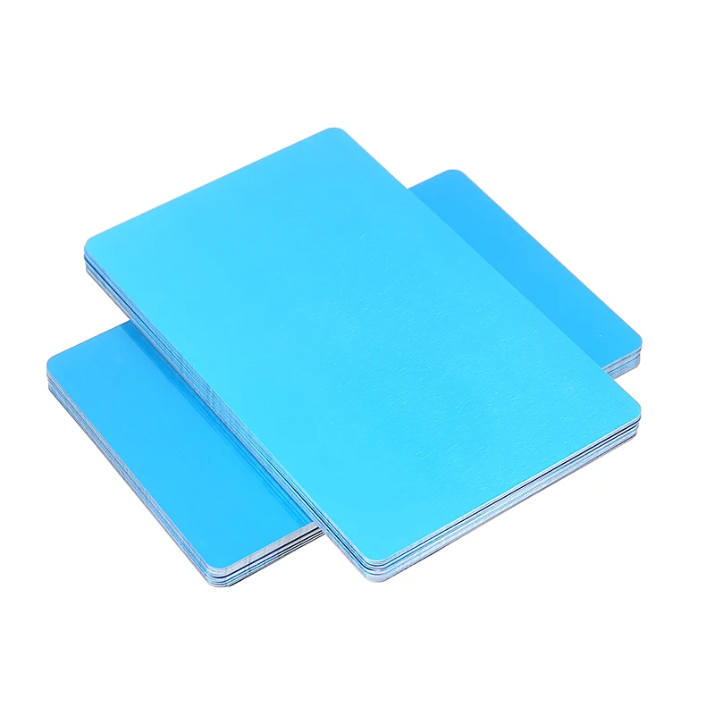 50 шт. новый цветной алюминиевый сплав лазерная маркировка визитная карточка