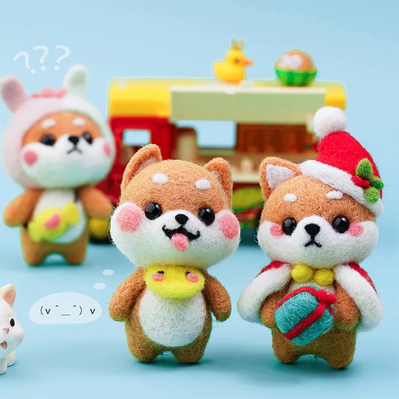 Рождественский набор поделок для творчества милый с мультяшными животными