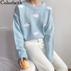 Свитер женский трикотажный, весна-зима, SW201, 2021