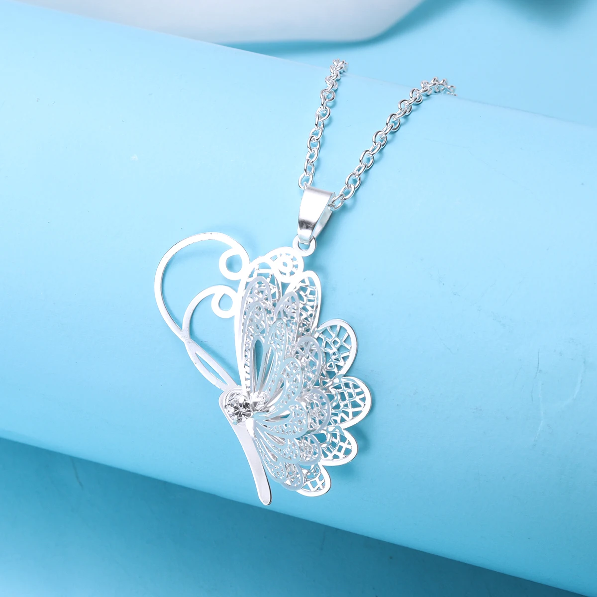 Очаровательная Элегантная позолоченная модная цепочка с подвеской в виде