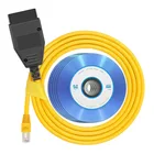 Последний ESYS 3.25.3 V50.3 кабель для передачи данных для BMW ENET Ethernet к OBD интерфейсу E-SYSI ICOM кодирование F-Series для BMW ENET полный комплект CD