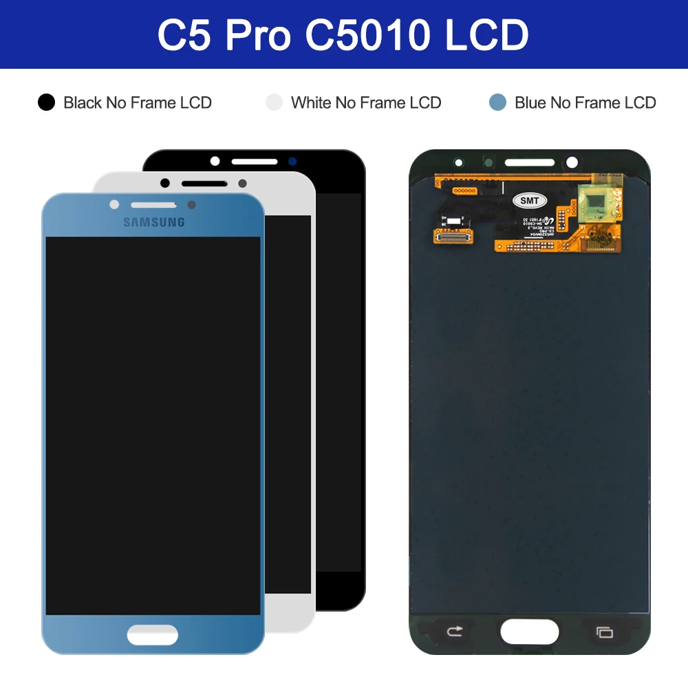 Super AMOLED экран для Samsung Galaxy c5 pro c5010 ЖК-дисплей сенсорный дигитайзер Сенсорное