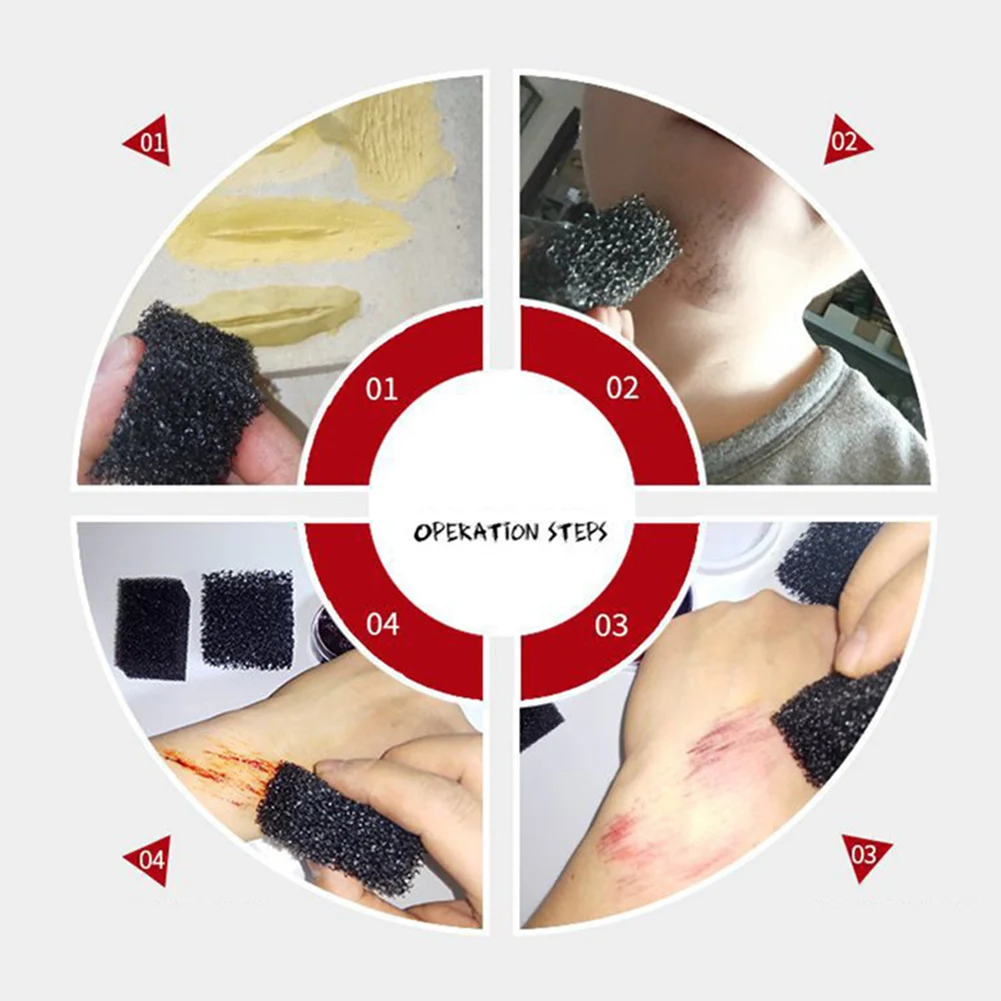 3 шт. губка для покраски лица |