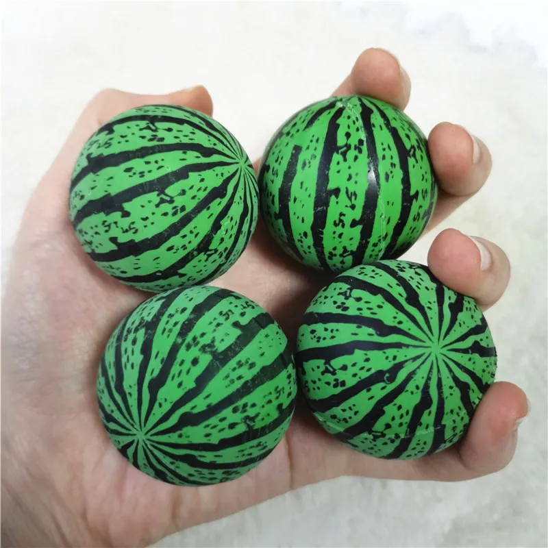 50 шт 42 мм зеленый арбузный резиновый прыгающий мяч детский эластичный дети