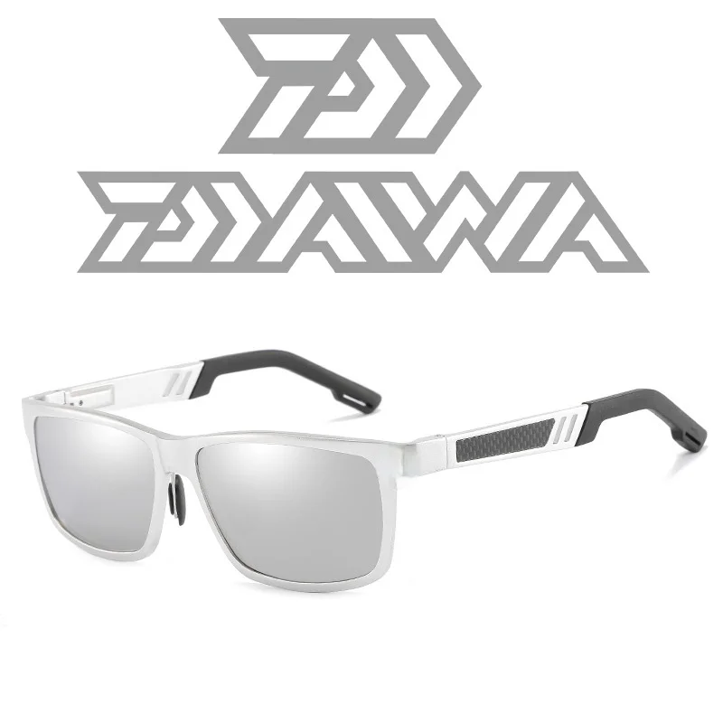 

Daiwa 2021 Fishing Outdoor Sports Fishing Sunglasses Men Cycling Climbing HD Sunglasses Accessories Aluminum Objective Polarized