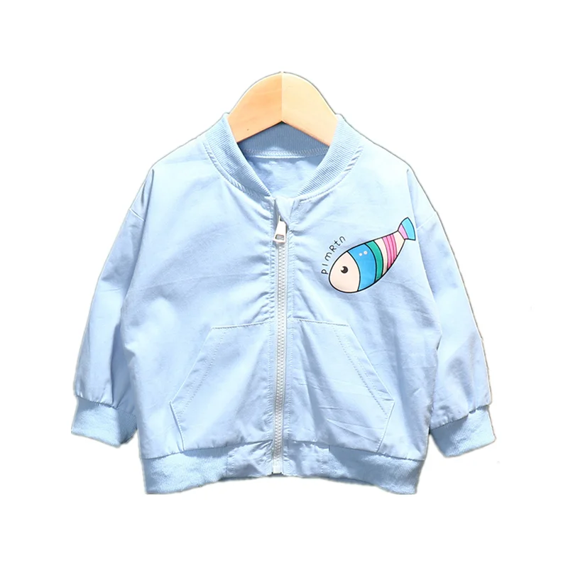 

Spring Autumn Children Fashion Clothes Baby Boys Girls Cartoon Zipper Jacket Kids Infant Cotton Clothing Toddler Casual Costume