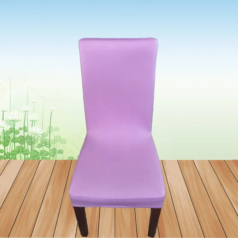 Современные эластичные чехлы для стульев полуоткрытые тапочки из материала