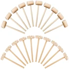 10-100 шт мини деревянный молоток деревянные молотки для морепродукты Омары Краб кожа ремесла Ювелирные изделия дерево ремесло инструменты