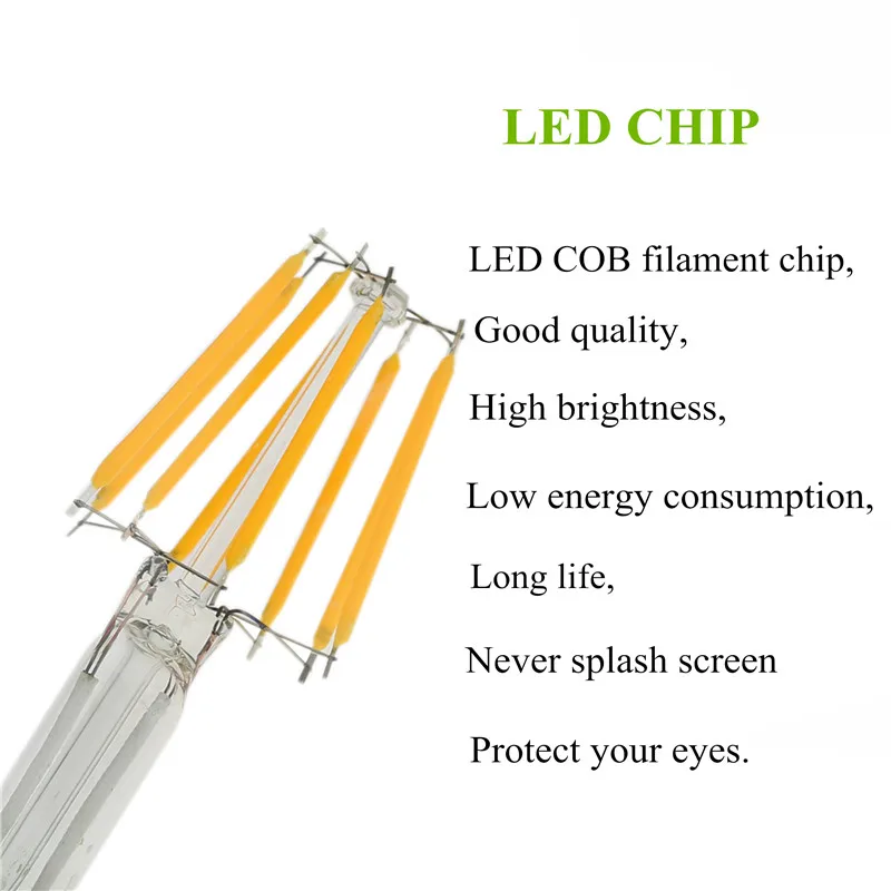 

Silver plated E27 Bombilla A60 G45 Retro Edison LED Bulb 4W LED Lamp Filament Light 220V Warm white Vintage Glass Lamp indoor