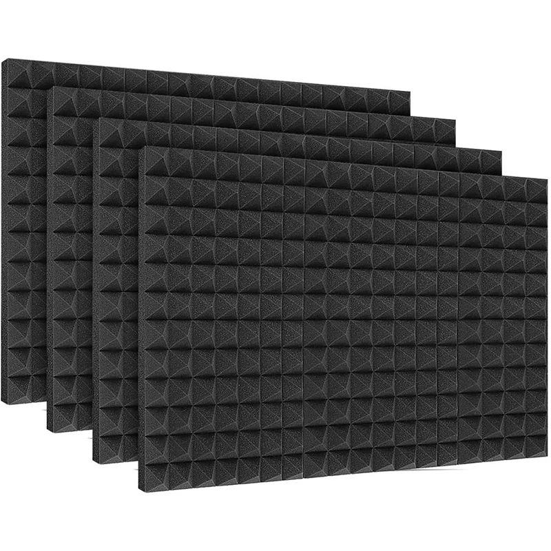

New 24Pcs 30X30X2.5Cm Sound Insulation Cotton Sound Insulation Foam Sound Insulation Foam