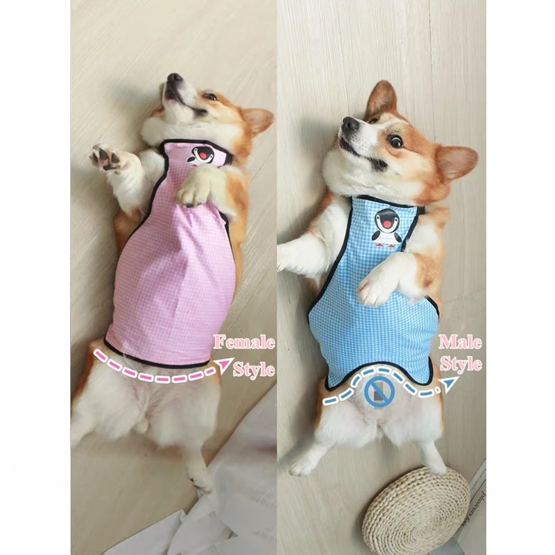 Фартук для собак Corgi защищающий животик водонепроницаемая одежда домашних