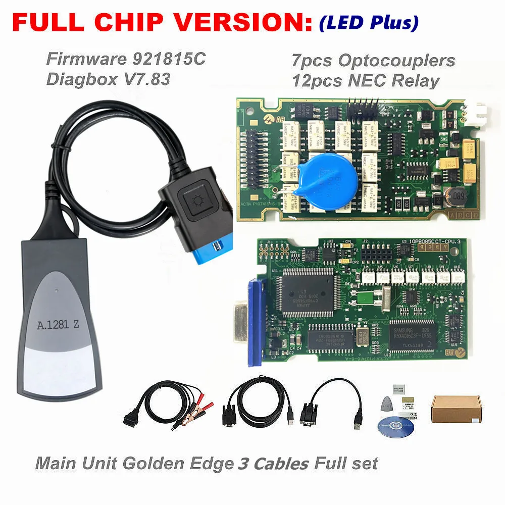 Lexia PP2000 полным набором чипов и 921815C полный Функция Diagbox V9.68 мульти Язык читатель