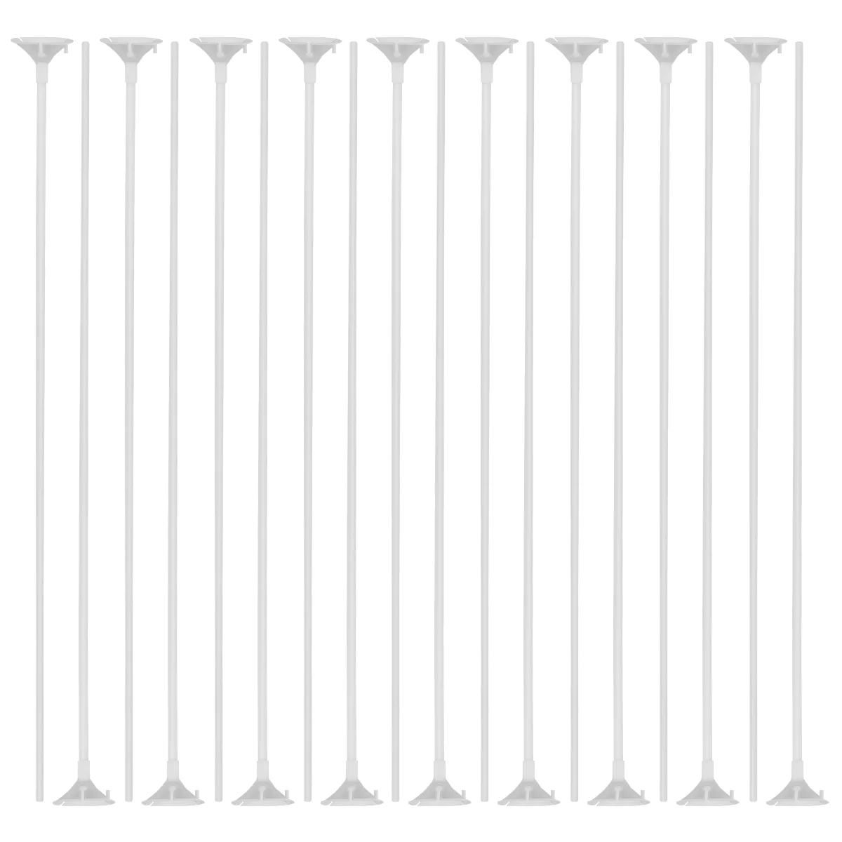 

Tinksky 200pcs Balloon Sticks with Cups Balloon Holder for Wedding Party Decor 40cm Sticks 3cm Cups (White)