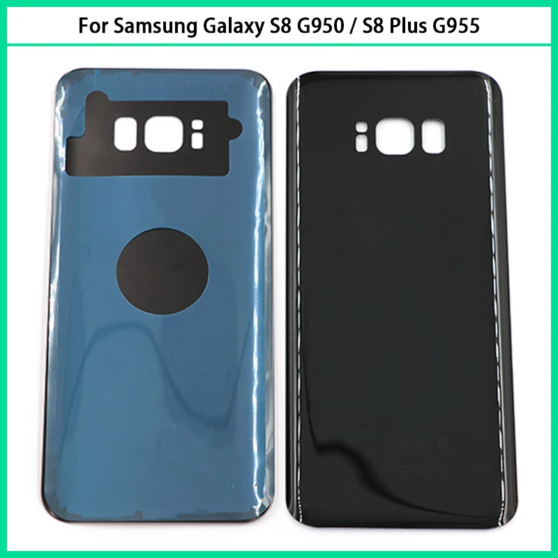 Для Samsung Galaxy S8 G950 G950F Plus G955 G955F задняя крышка для батареи дверь 3D стеклянная панель