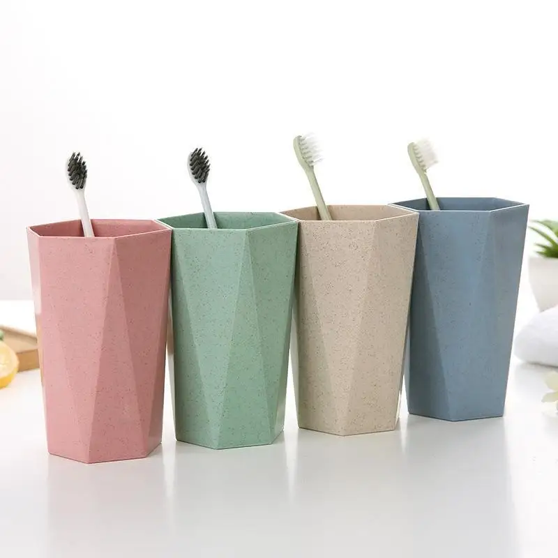 Креативная пластиковая чашка для зубных щеток парная щетка - Цена: 