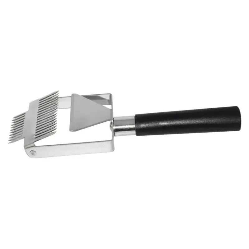 

Stainless Steel Double Needles Beekeeping Tool Uncapping Fork Bee Honey Shovel