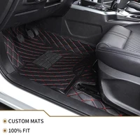 for benz s class w222 2014 2021 custom liner left drive floor mat interior foot cover artificial leather carpet protection pad