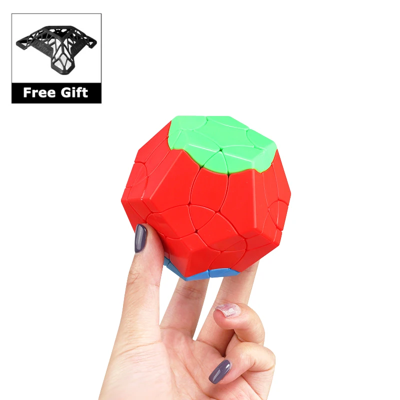 

Shengshou Magic Cube Puzzle Sengso Birds Adoring the Phoenix Megamin x Stickerless Dodecahedron 12 sides Cube BaiNiaoChaoFeng