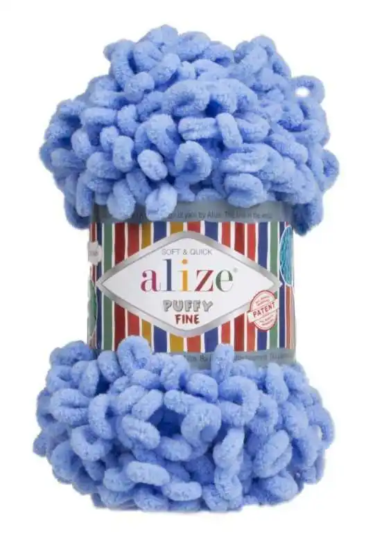 Пряжа Alize Puffy Fine | Турция 5x100 гр. упаковка Микрополиэстер: 100% Бесплатная доставка из