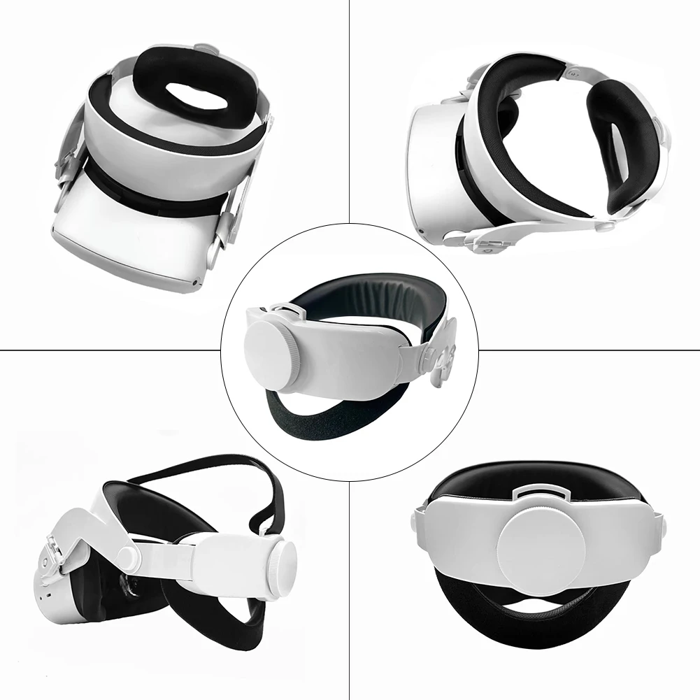 

VR Head Strap For Oculus Quest 2 VR Adjustable Headband Head Reduced Pressure Fixing Strap Accessories