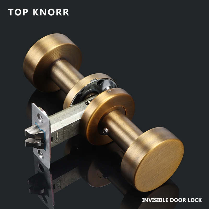 

TOPKNORRDoor lock Door handle Double-sided 304 stainless steel indoor bedroom household door lock anti-theft security door lock