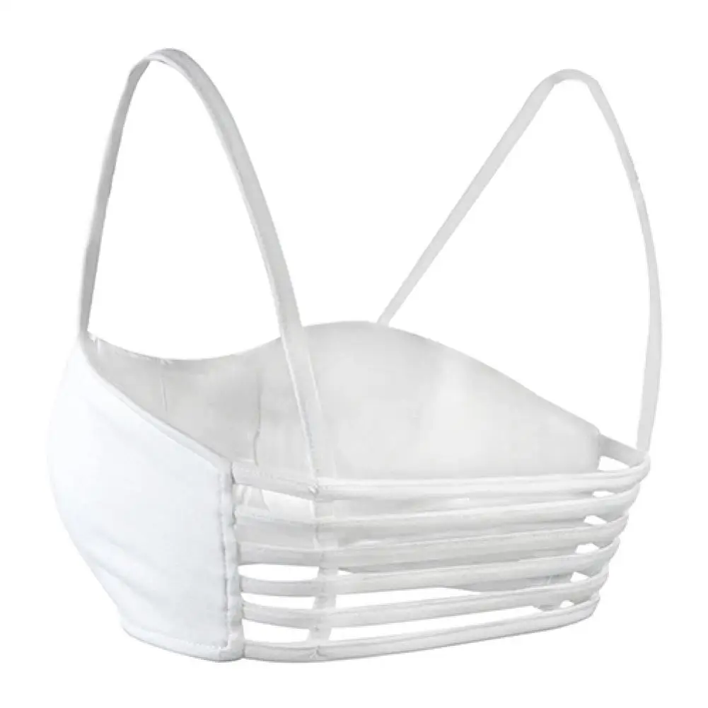 

Women's Sexy Bralette Caged Back Cut Out Strappy Padded Bra Bralet Vest Crop Top