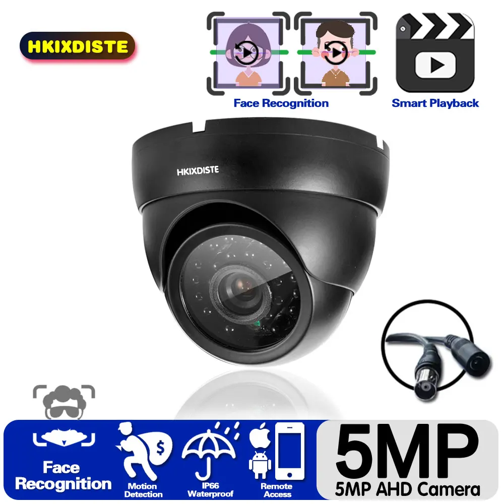 

AHD Camera 720P 1080P 4MP 5MP Analog Surveillance High Definition Infrared Night Vision CCTV Security Home Outdoor Bullet 5mp Hd