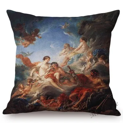 Роскошный дворец картина маслом Ренессанс Украшение Дома Наволочка из