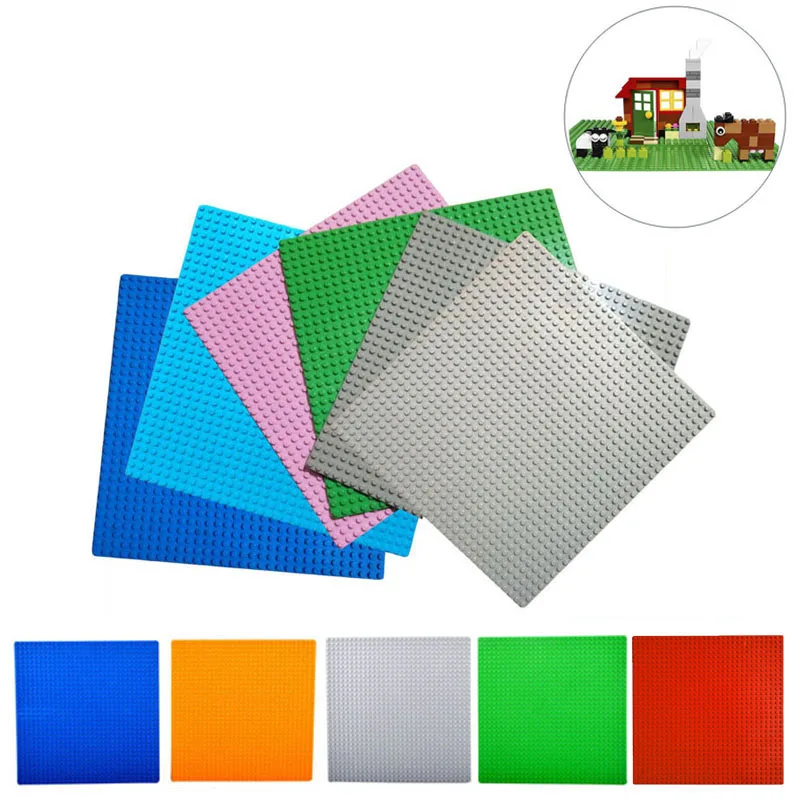 

New 32*32 Dots Not Easy Break Dots Small Blocks Base Plate Compatible with lepinngls Figure Baseplate Building Blocks DIY Toys