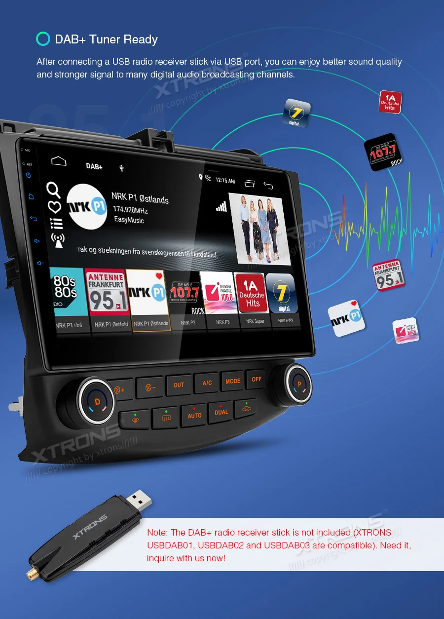 XTRONS 10,1 ''ips Android 9,0 DSP Автомобильный мультимедийный стерео радио плеер для HONDA Accord 2002-2007 VII 7 левый руль gps без DVD