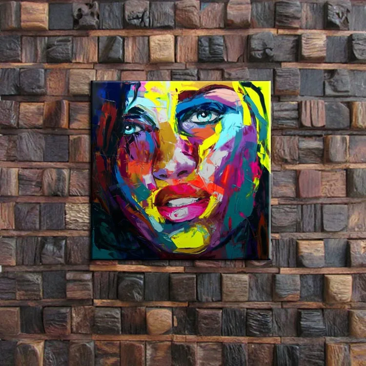 Картина Расписанная вручную картина маслом на лице франшиза нинелли Настенная