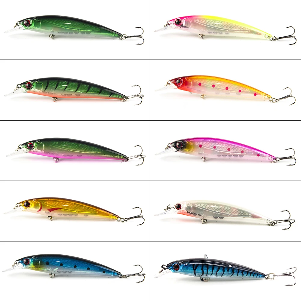 10 шт. лазерный ДАЛЬНОБОЙНЫЙ поддельная приманка с крючком в виде рыбки