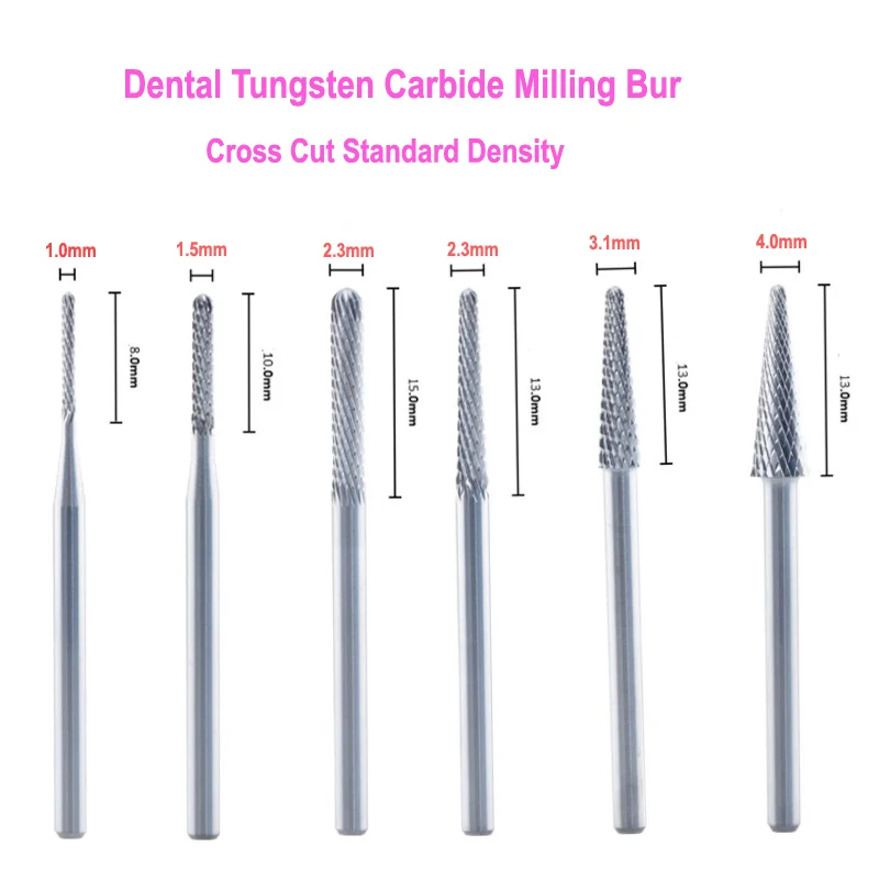 Стоматологический лабораторный вольфрамовый стальной твердосплавный фрезерный